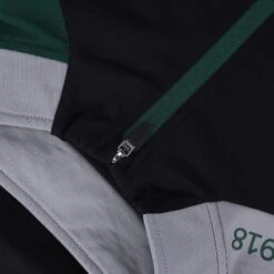 Men's Zack Brushed Half Zip Top Black / Green / Grey -Outdoor Clothing Store zack 184 0 gen bkgngy adlt p6